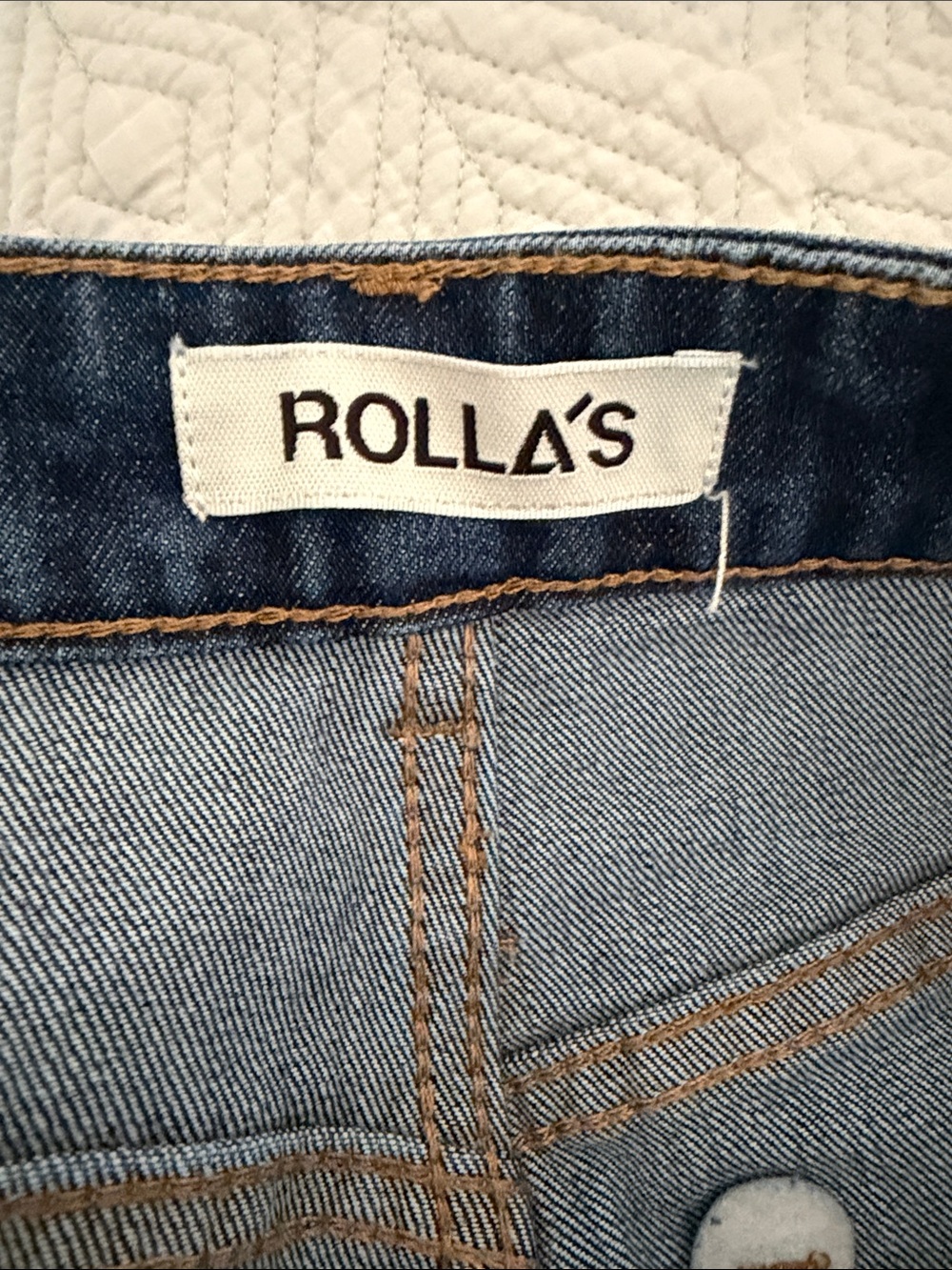 ROLLA'S G Day Mate | High-Rise Wide Leg Jeans in Blue - Picture 6 of 9